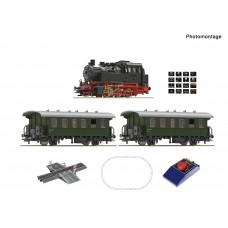 RO51161 Analogue Starter Set: Steam locomotive class 80 with a passenger train