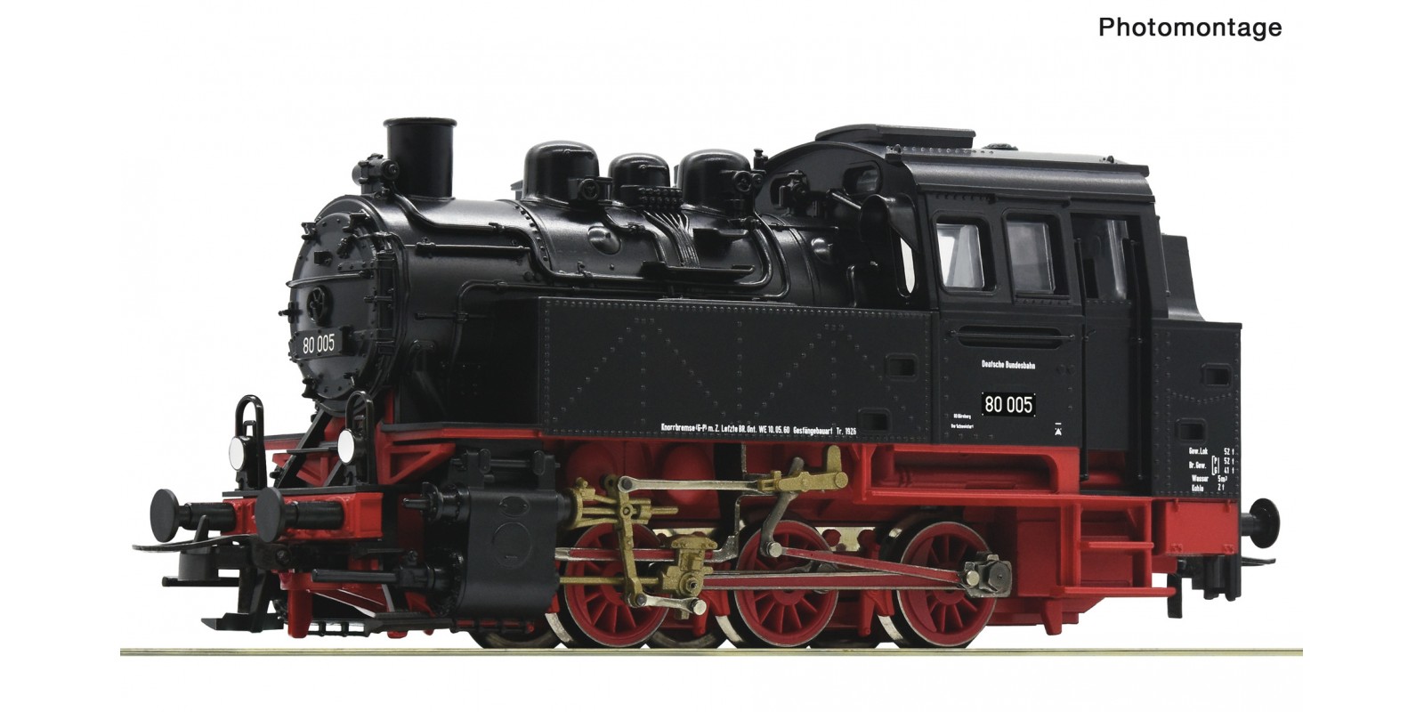 RO52208 Steam locomotive class 80, DB