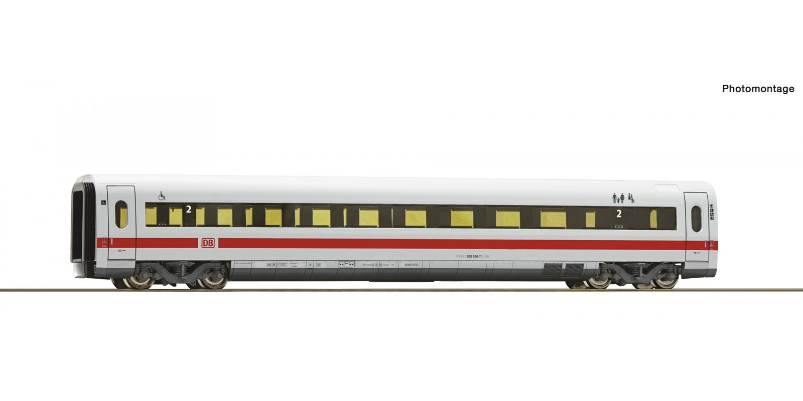 RO54274 2nd class ICE intermediate wagon, DB AG