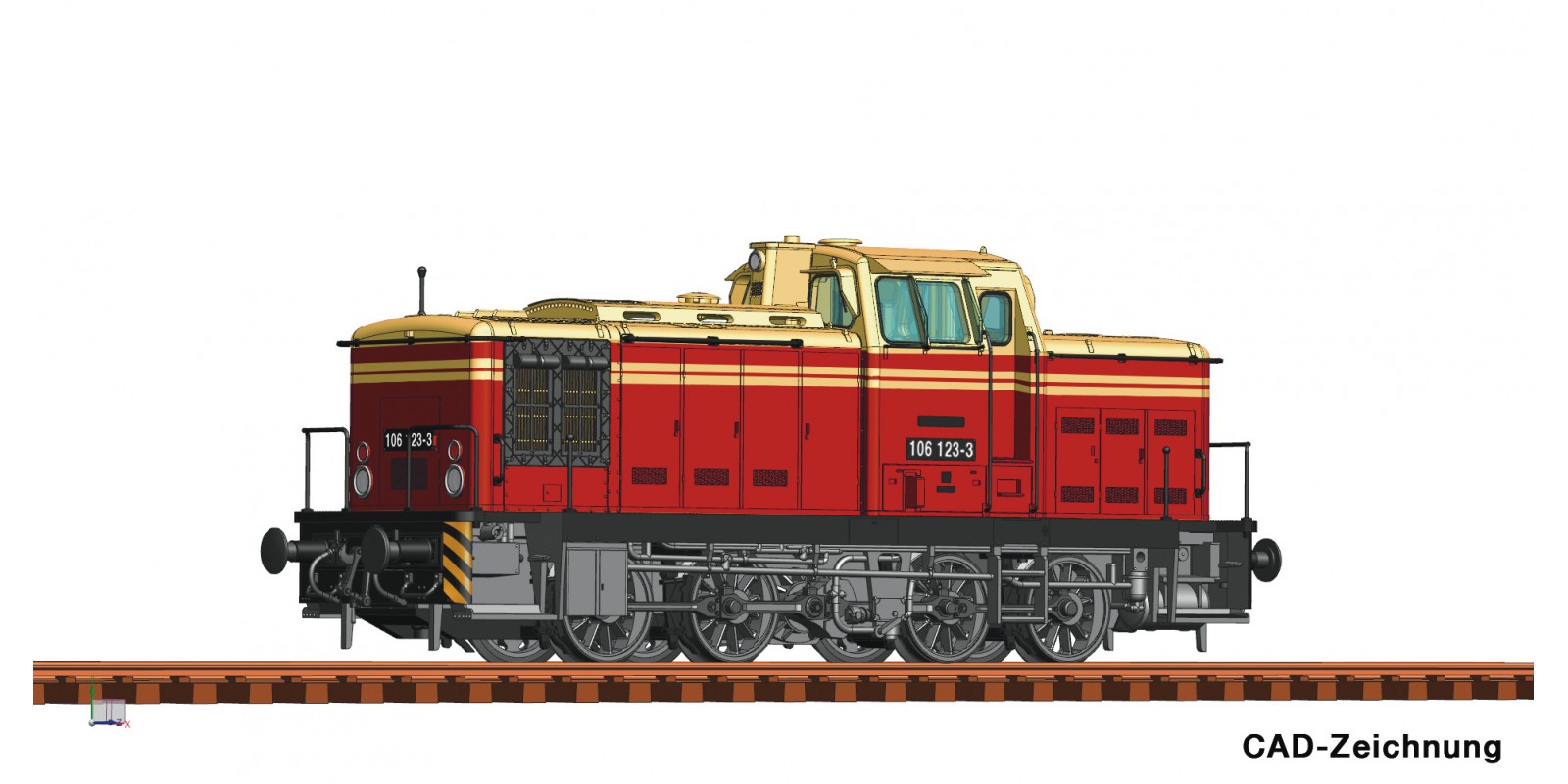 RO70258 Diesel locomotive class 106, DR