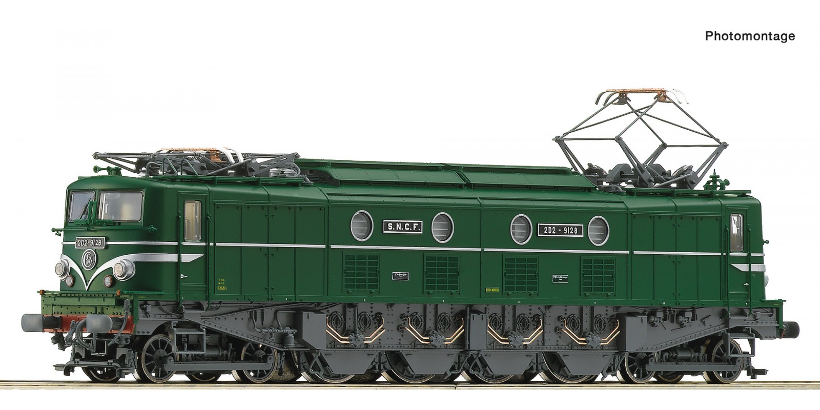 RO70470 Electric locomotive 2D2 9128, SNCF