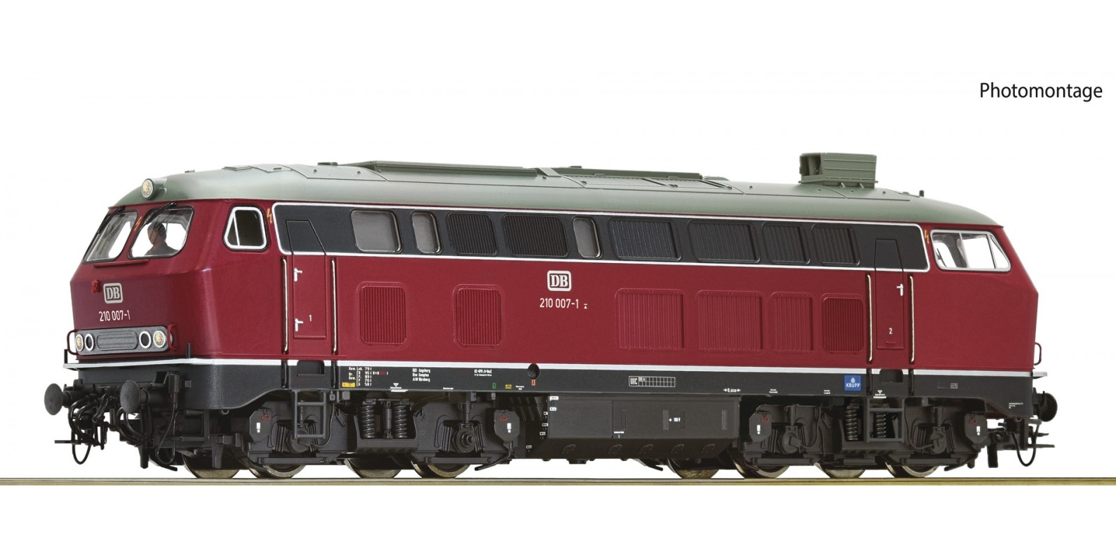 RO70764 Diesel locomotive 210 007-1, DB