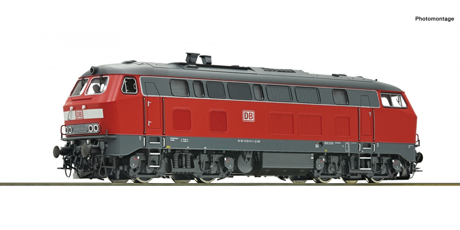 RO70768 Diesel locomotive 218 433-1, DB AG
