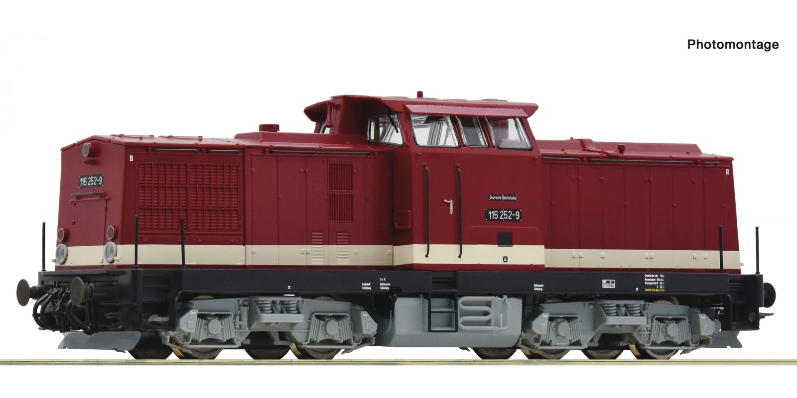 RO70816 Diesel locomotive class 115, DR