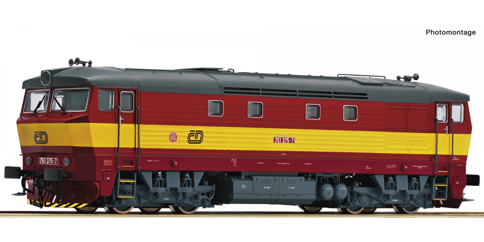 RO70923 Diesel locomotive class 751, CSD