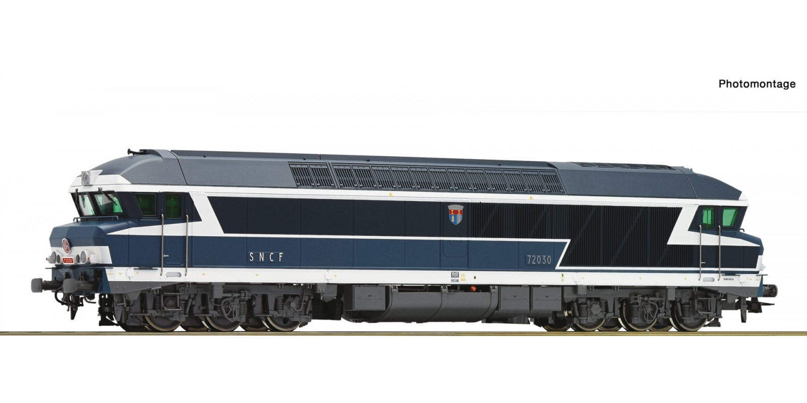 RO71010 Diesel locomotive CC 72030, SNCF