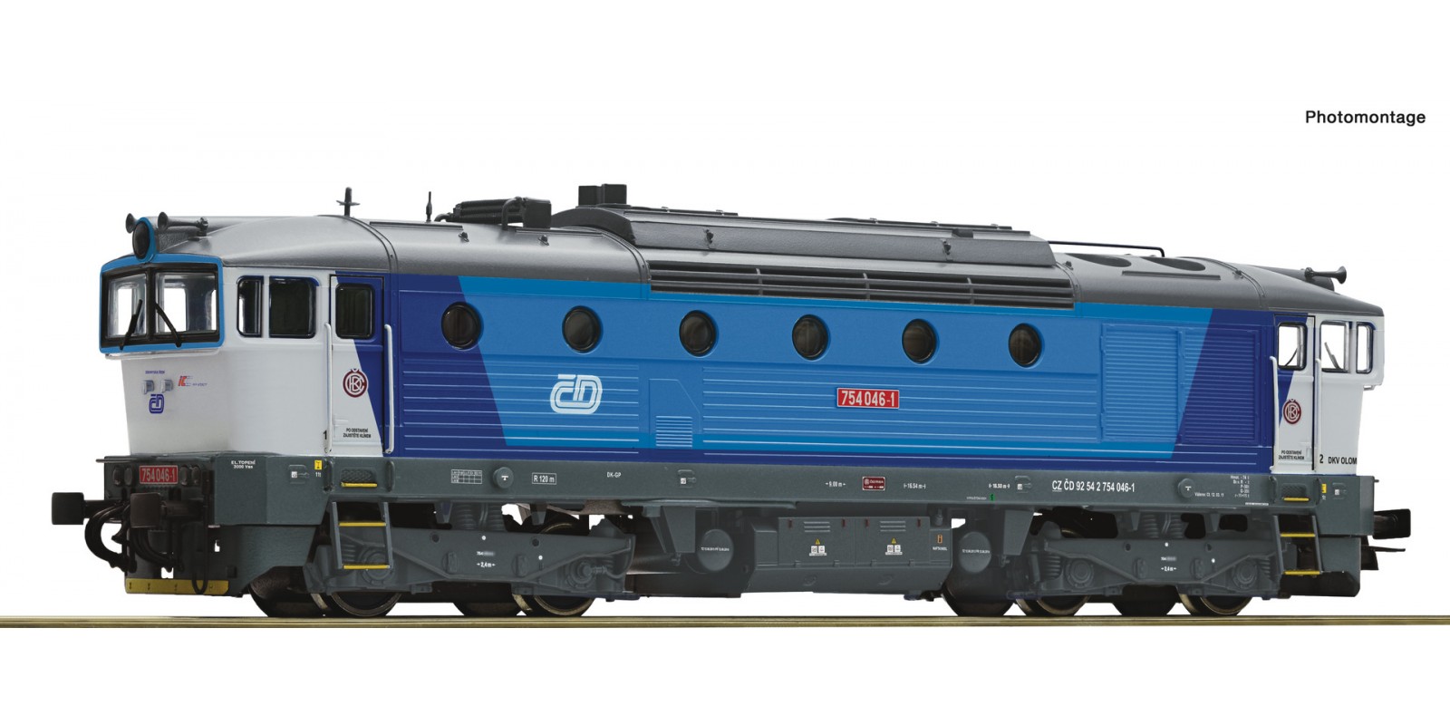 RO71023 Diesel locomotive class 754, CD