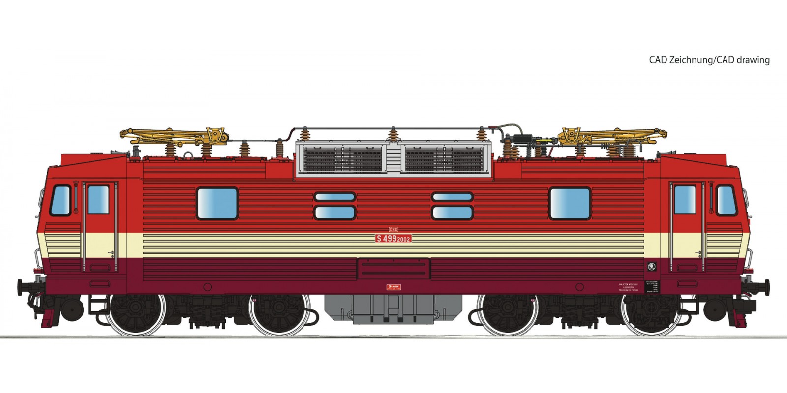 RO71238 Electric locomotive S 499.2002, CSD