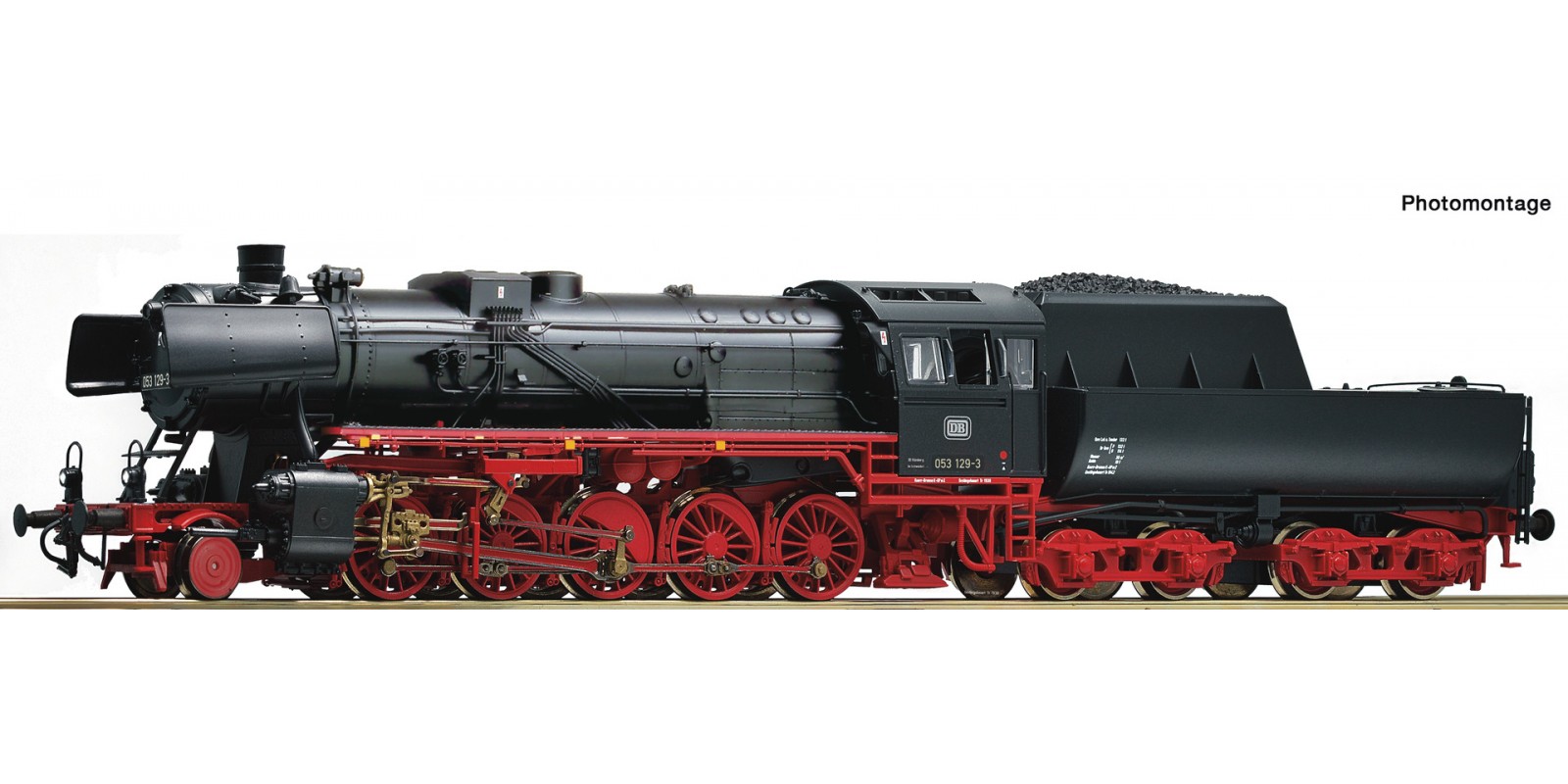 RO72141 Steam locomotive 053 129-3, DB
