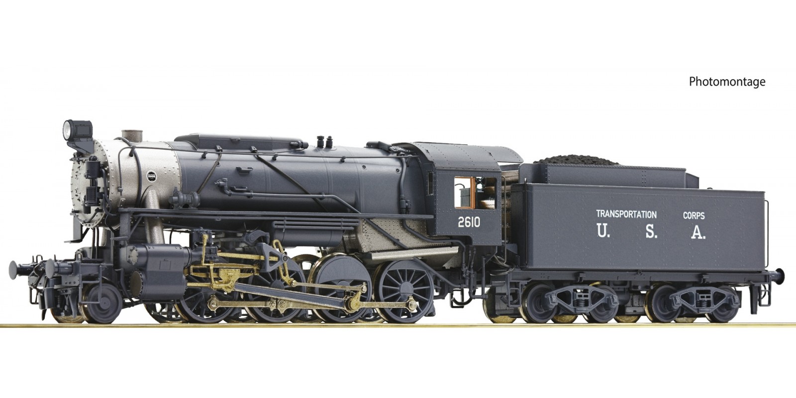 RO72154 Steam locomotive 2610, USATC