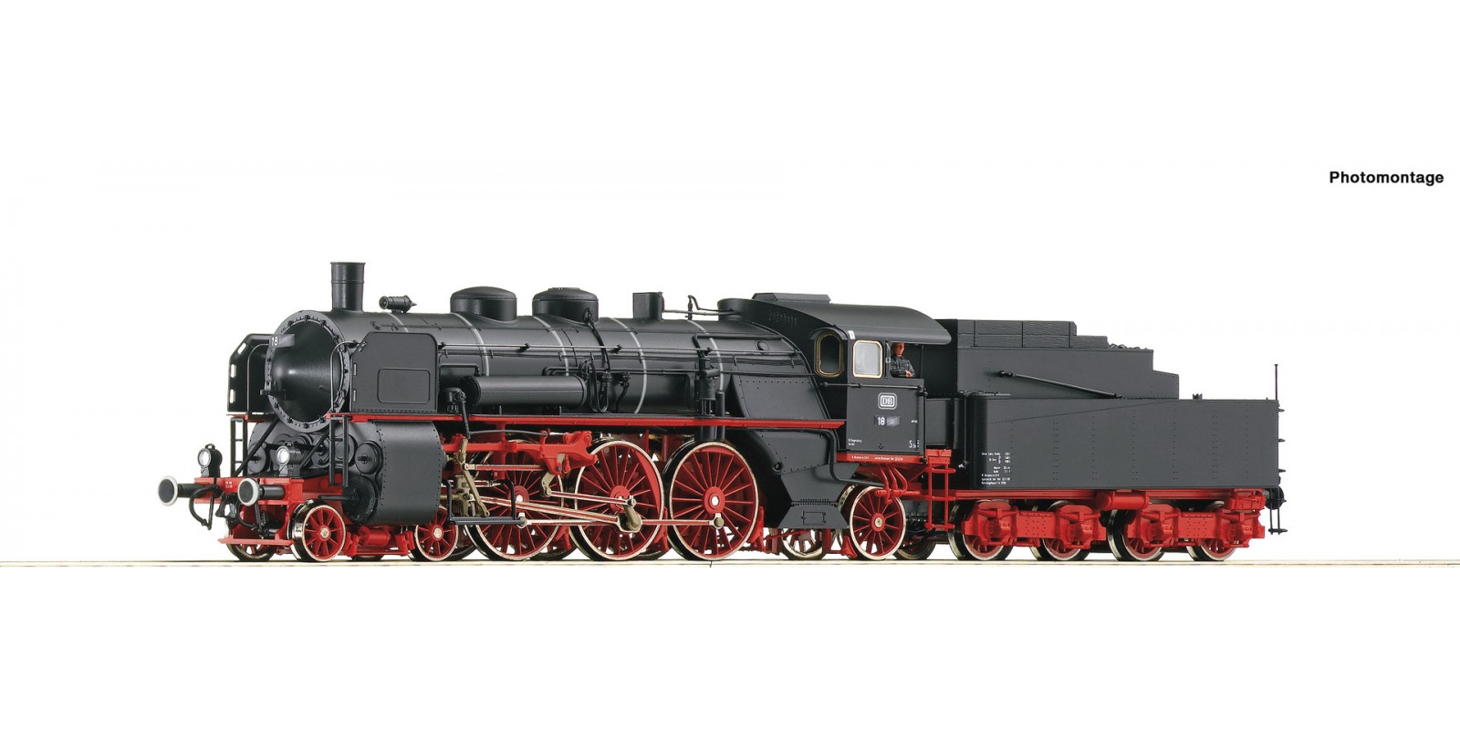 RO72249 Steam locomotive class 18.4, DB