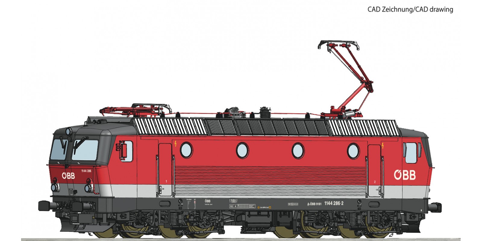 RO73546 Electric locomotive 1144 286-2, ÖBB