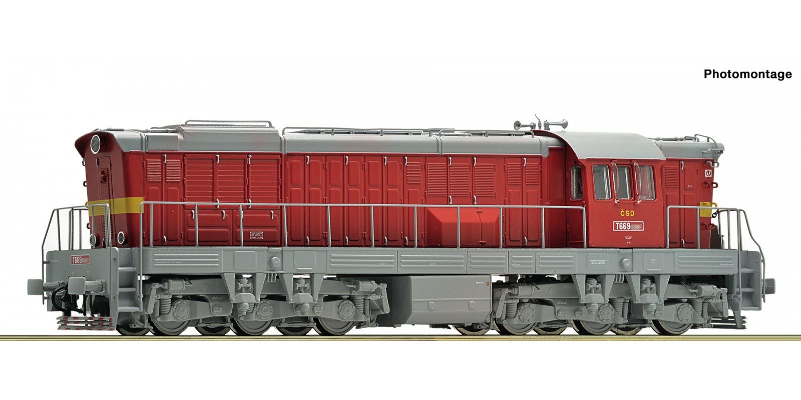 RO73772 Diesel locomotive class T 669.0, CSD