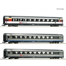 RO74022 3 piece set (2): EuroCity coaches EC 7, SBB