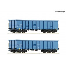 RO76023 2 piece set: Open goods wagons, CRONIFER