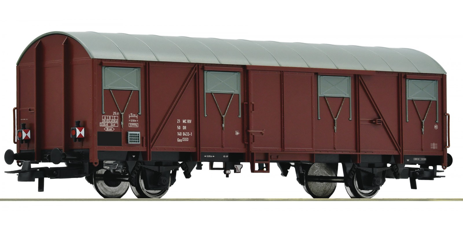 RO76617 Covered goods wagon, DR