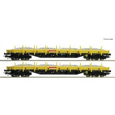 RO77026 2 piece set: Stake wagons, DB AG