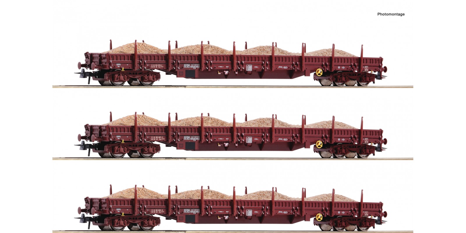 RO77042 3 piece set (2): “Sand train”, DR