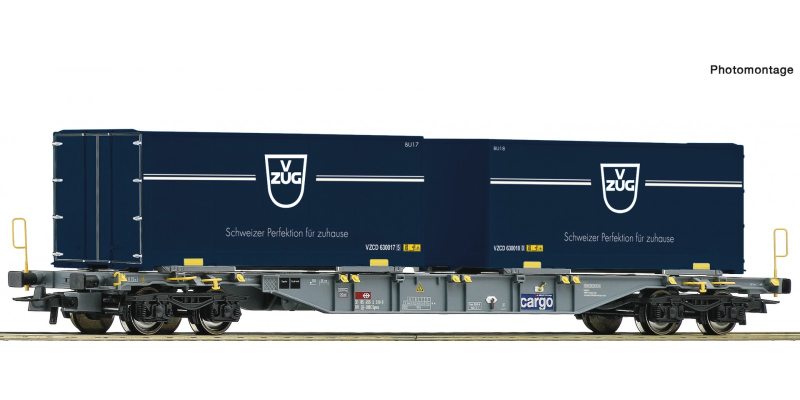 RO77343 Container carrier wagon, SBB