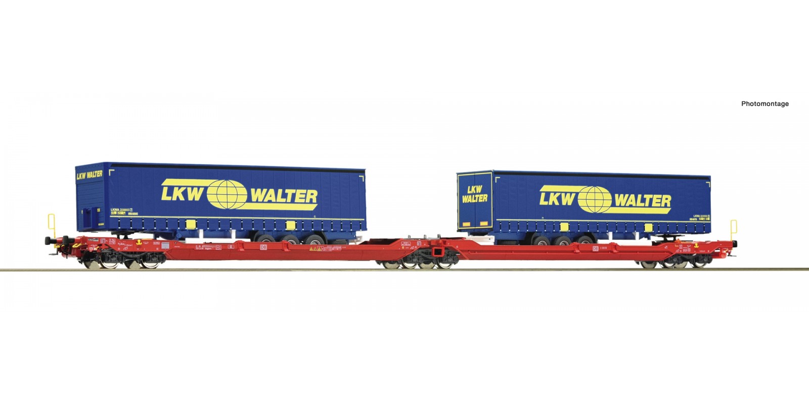 RO77385 Articulated double pocket wagon T3000e, DB AG
