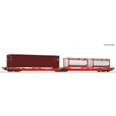 RO77400 Articulated double pocket wagon T3000e, DB AG