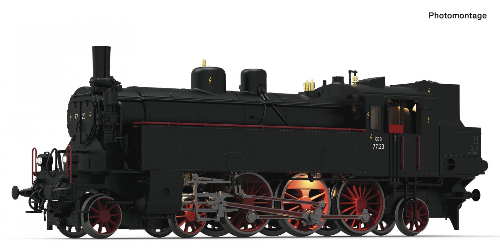 RO78076 Steam locomotive 77.23, ÖBB