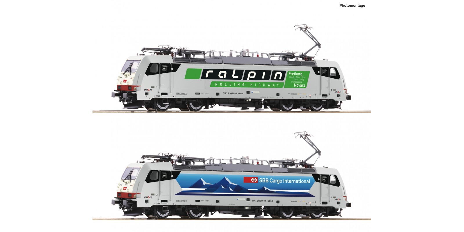 RO78652 Electric locomotive 186 908-6, SBB/RAlpin