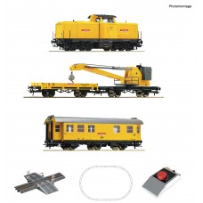 RO5100002 Analogue Start Set: Diesel locomotive class 212 with crane train, DB
