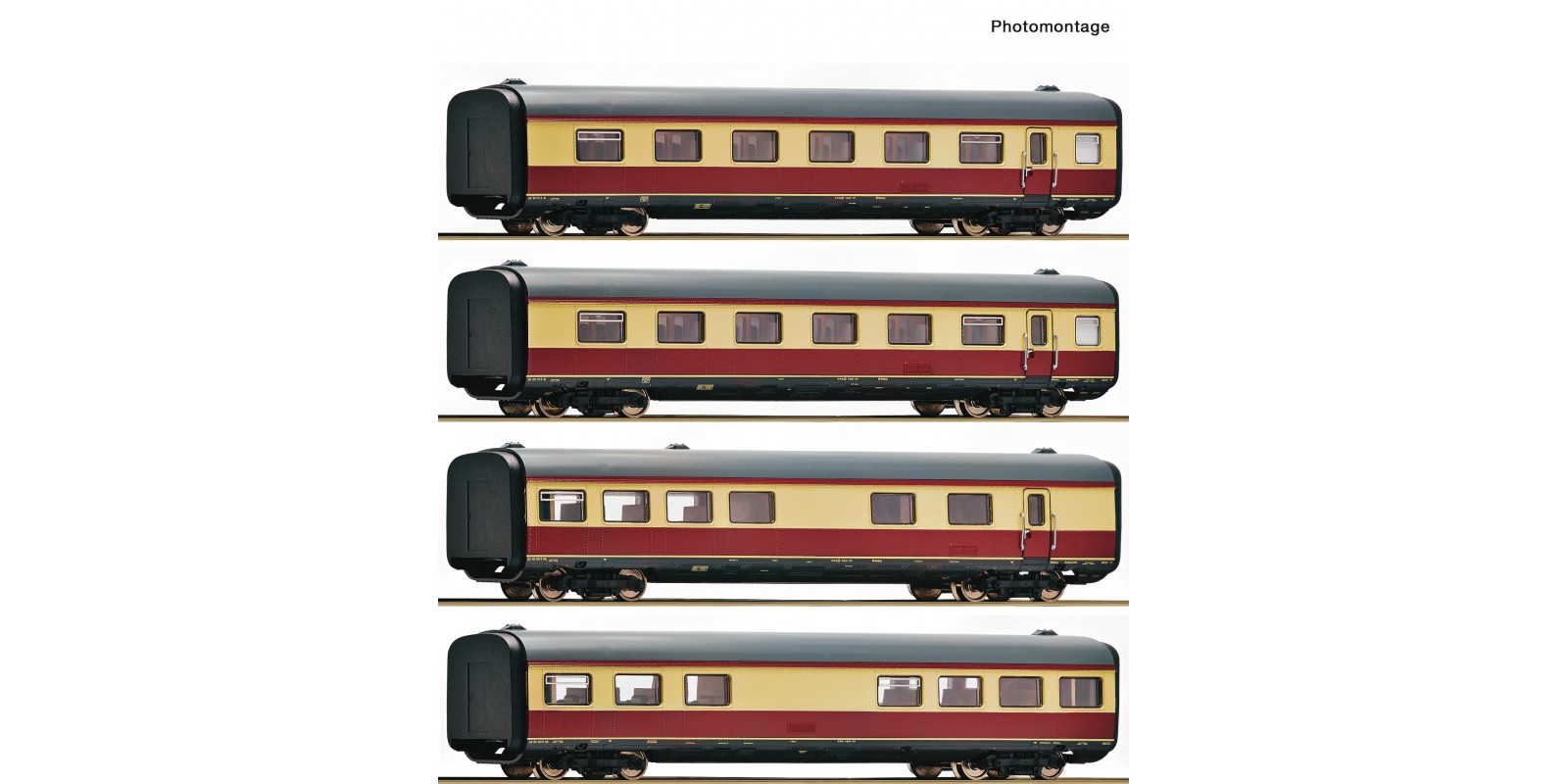 RO6200003 4-piece set: Intermediate coach for gas turbine multiple unit class 602, DB