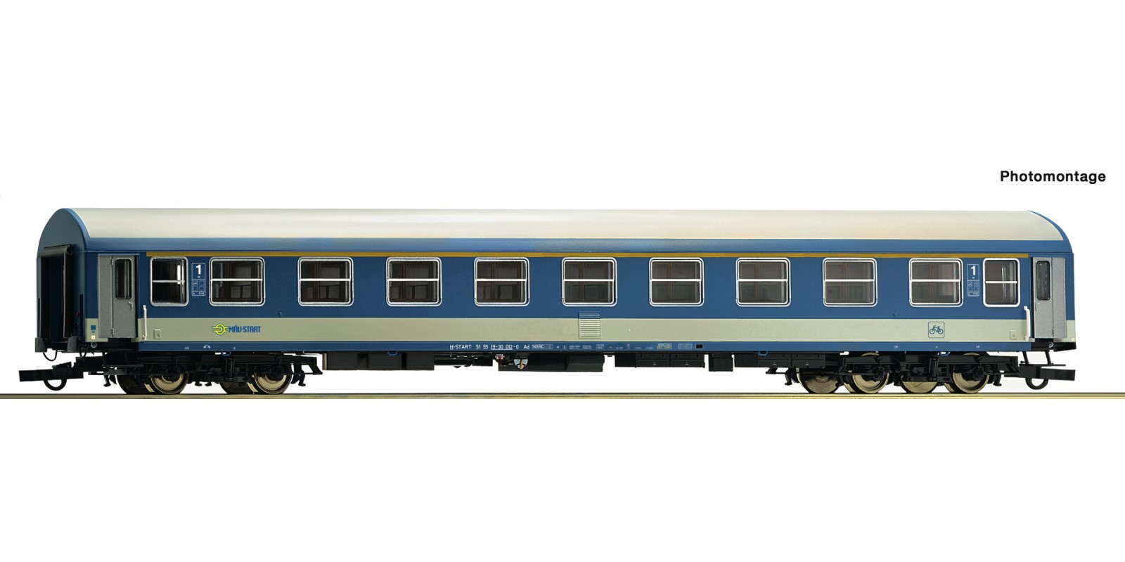 RO64866 1st class passenger coach, MAV-Start