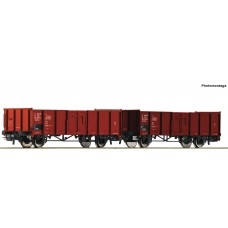 RO6600002 2-piece set: Open freight wagon, CSD