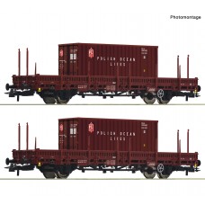 RO6600006 2-piece set: Swivel-type stake wagon, PKP