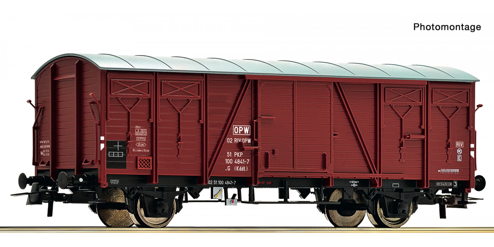 RO6600045 Covered freight wagon, PKP