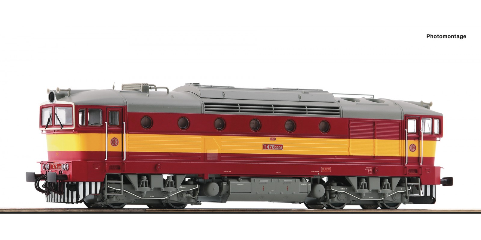 RO70024 Diesel locomotive T478 3208, CSD