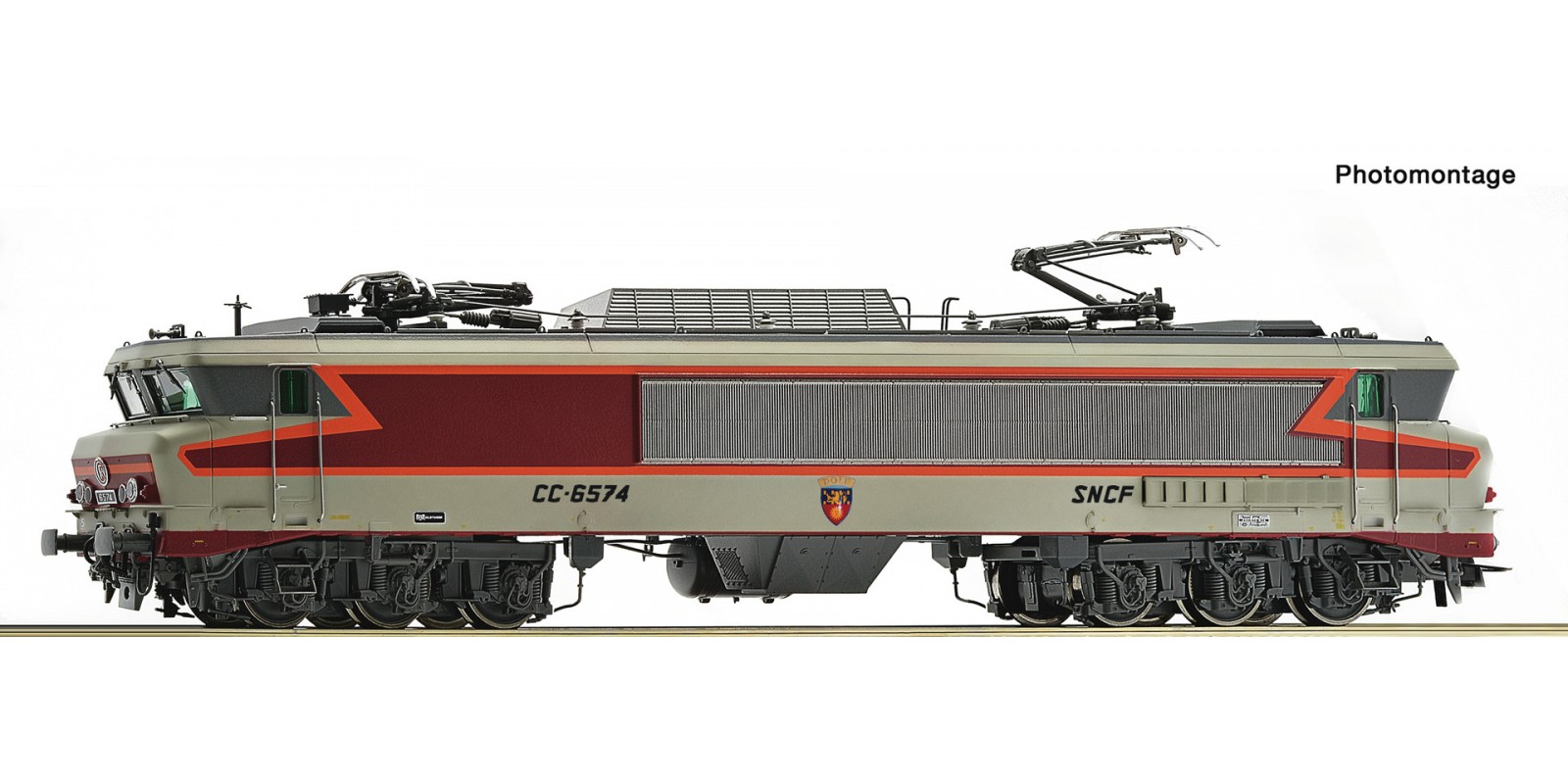 RO70618 Electric locomotive CC 6574, SNCF