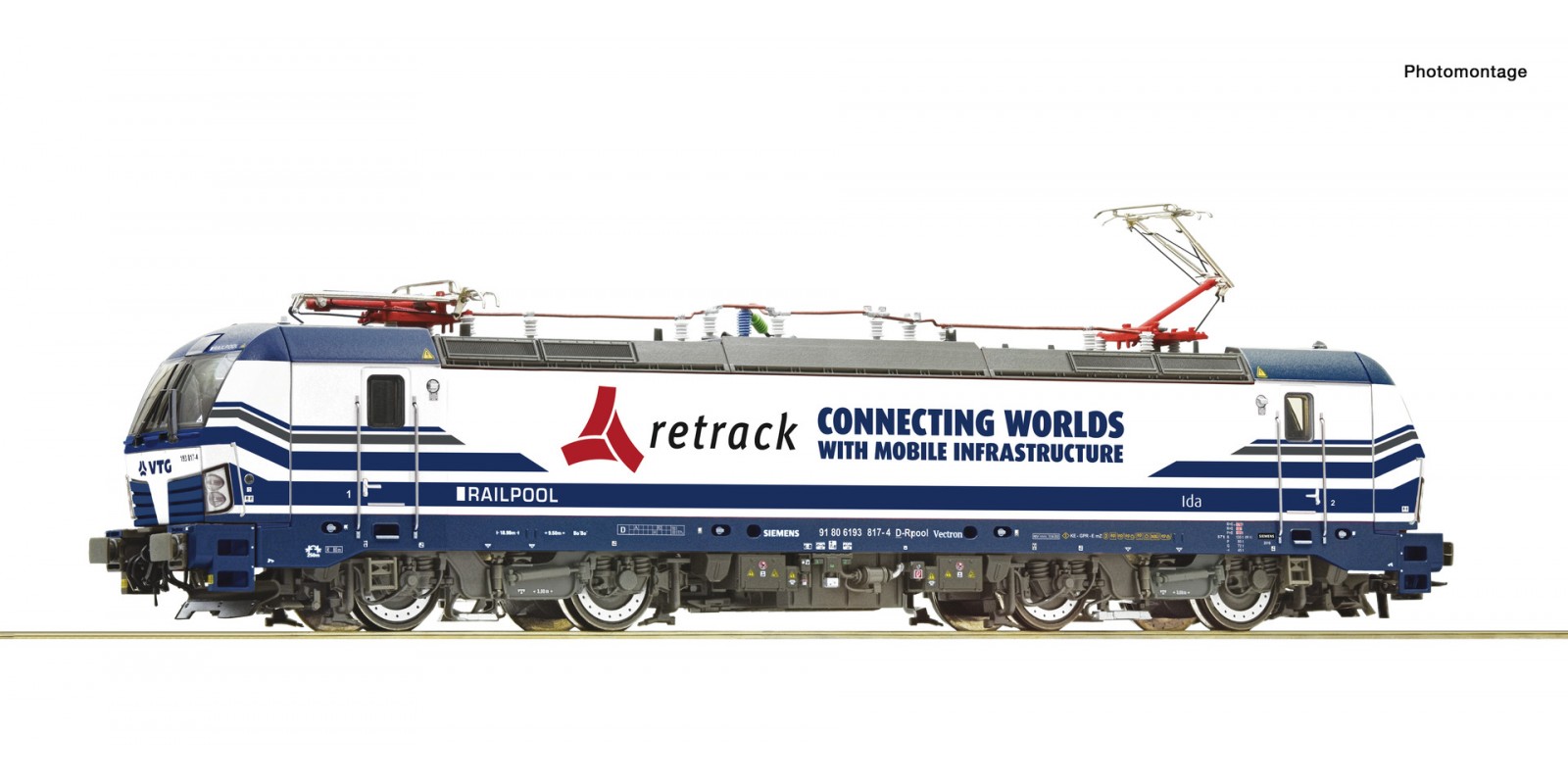 RO70728 Electric locomotive 193 817-4, VTG/Retrack