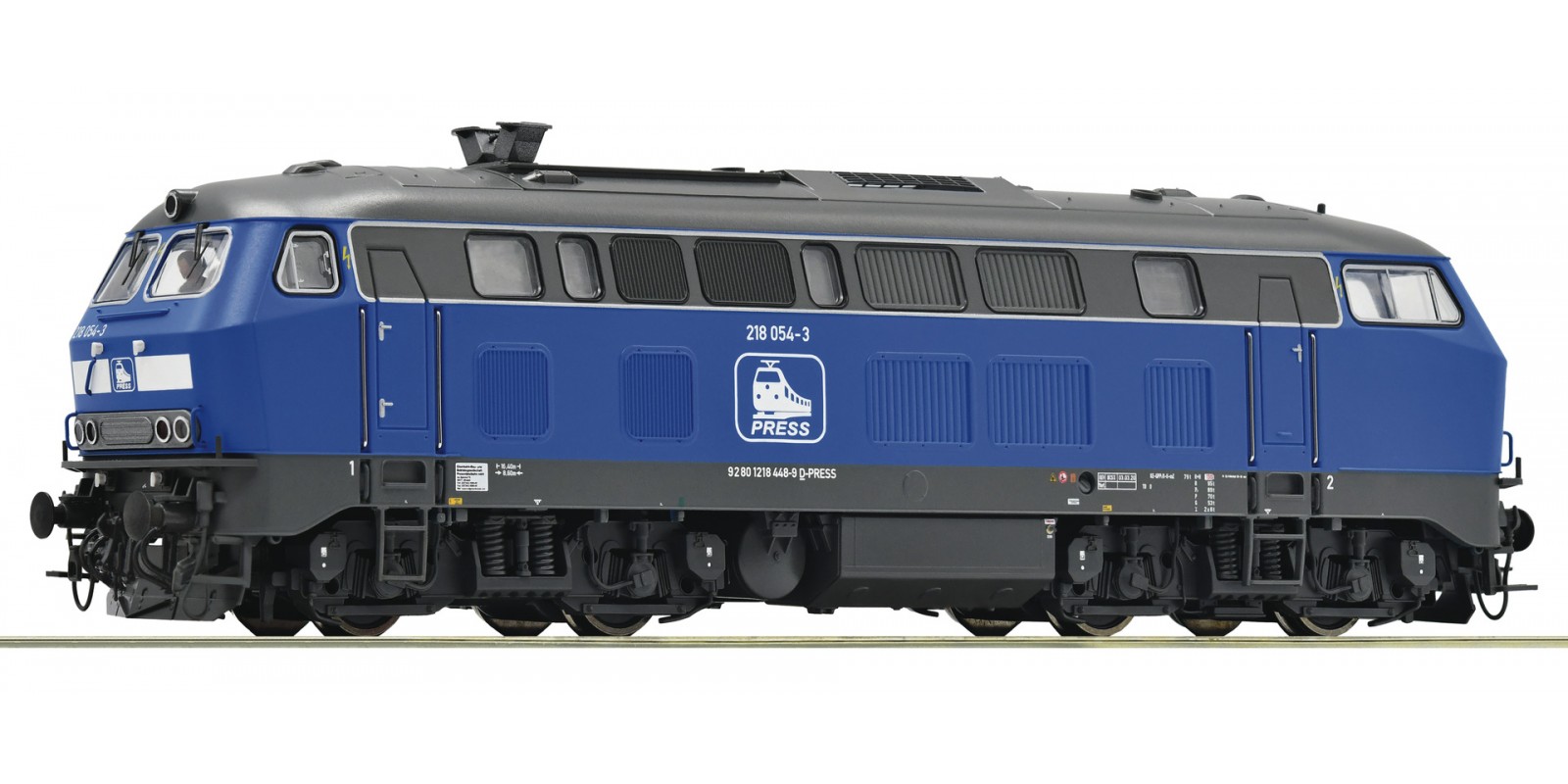 RO70770 Diesel locomotive 218 054-3, PRESS
