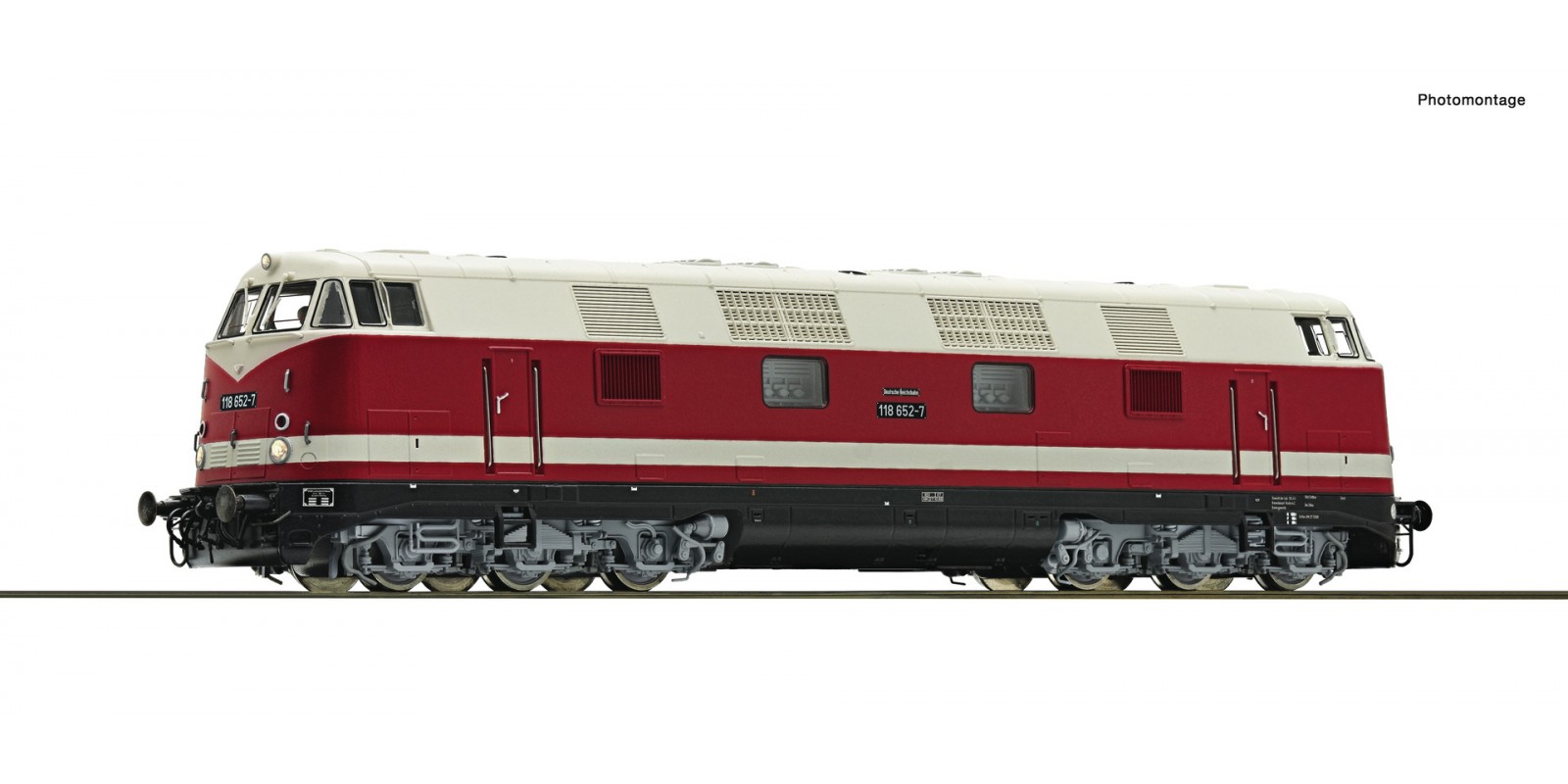 RO70888 Diesel locomotive 118 652-7, DR
