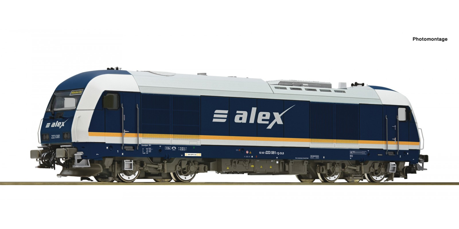 RO70944 Diesel locomotive 223 081-1, alex
