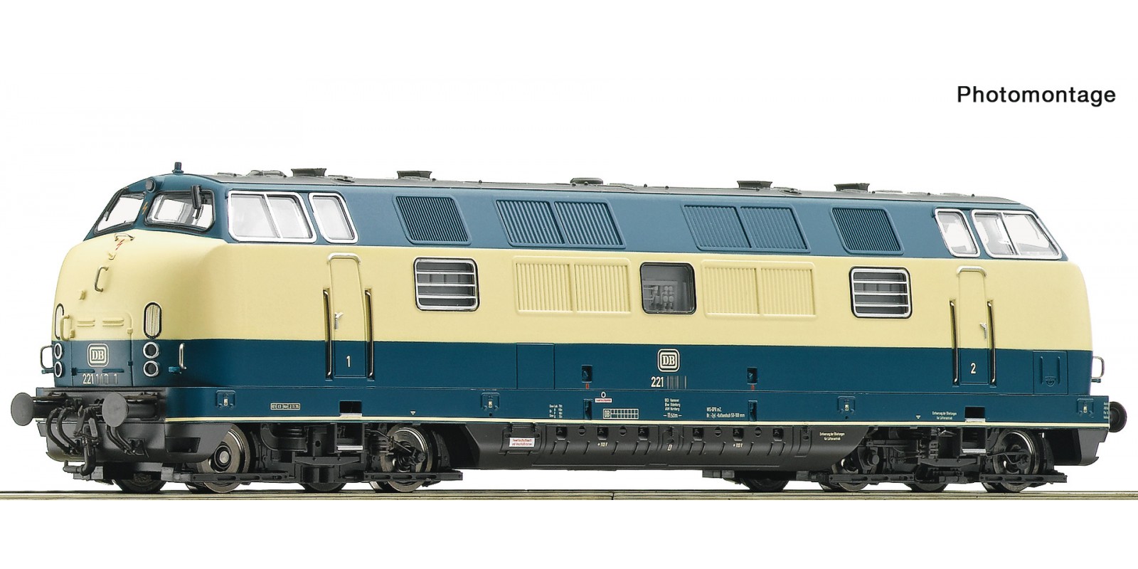 RO71088 Diesel locomotive BR 221, DB