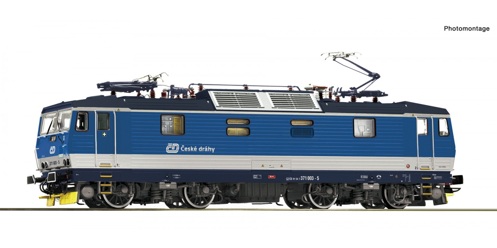 RO71227 Electric locomotive 371 003-5, CD