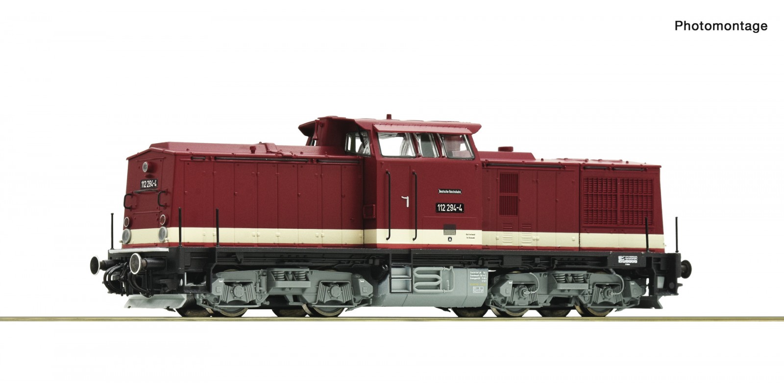 RO7300011 Diesel locomotive 112 294-4 DR