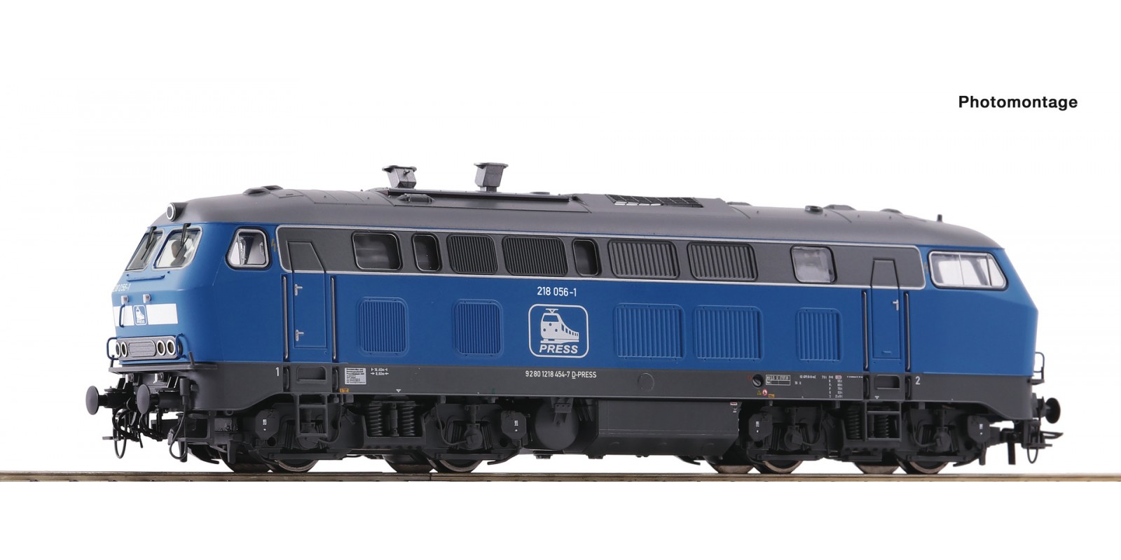RO7300025 Diesel locomotive 218 056-1 PRESS