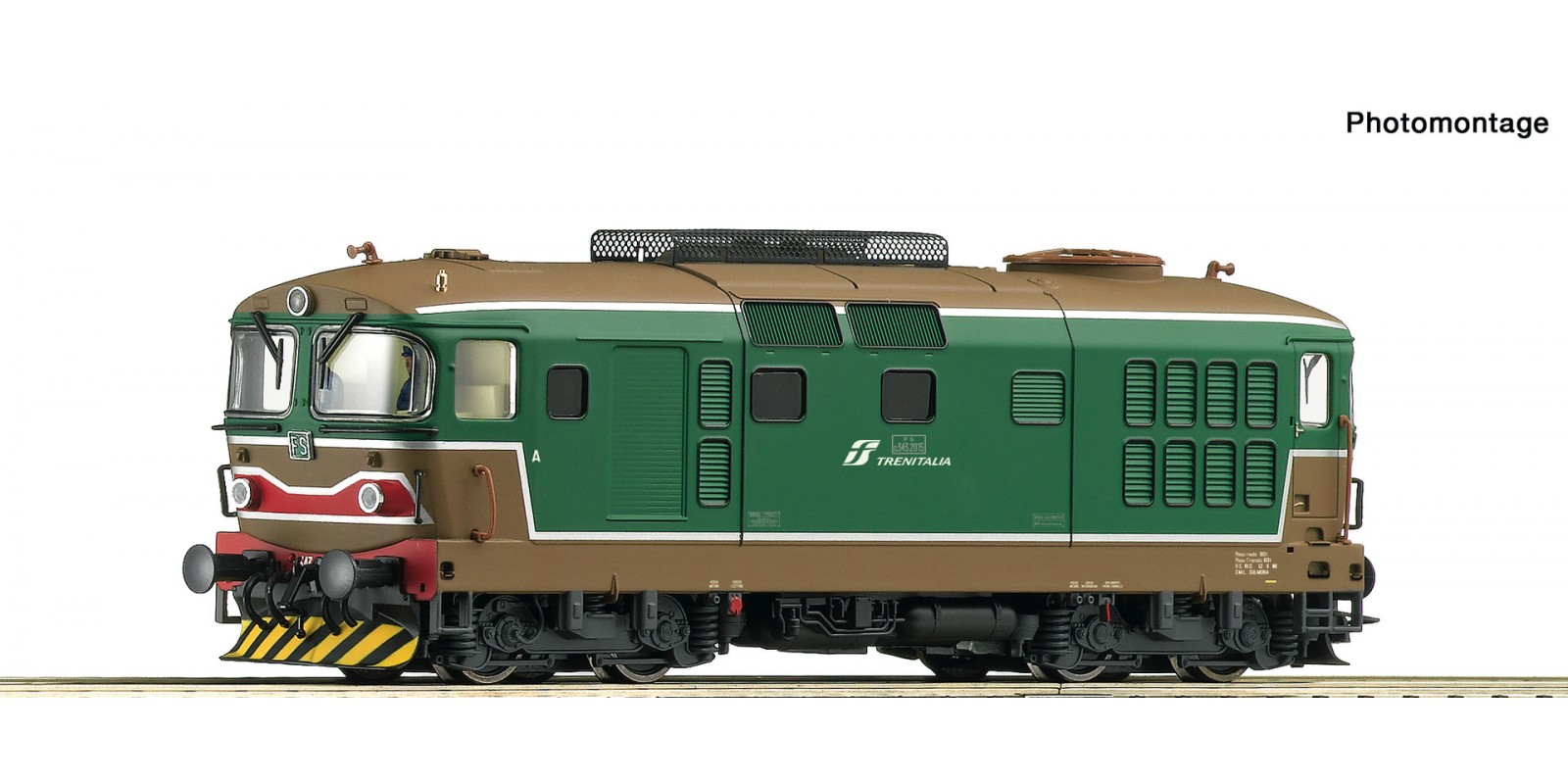 RO73003 Diesel locomotive D.343 2015, FS