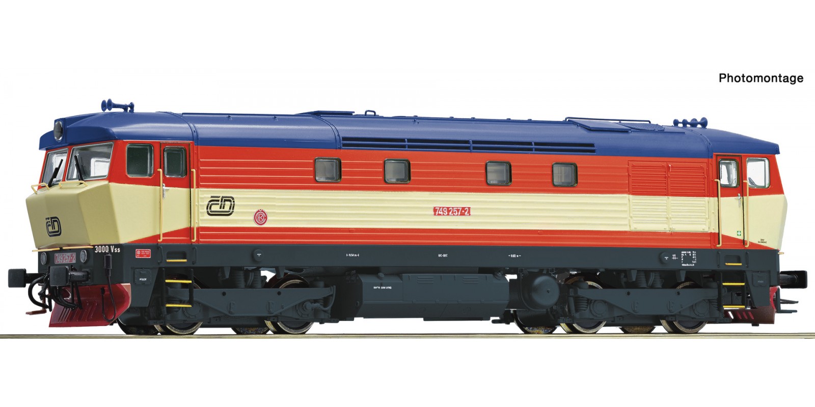 RO7310008 Diesel locomotive 749 257-2, CD