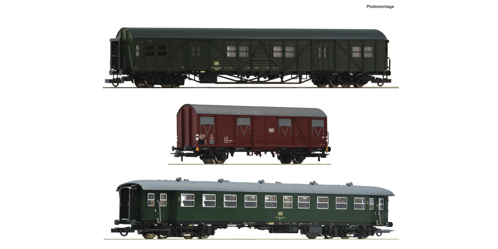 RO74010 3-piece set 1: “Personenzug Freilassing” (Passenger train Freilassing), DB