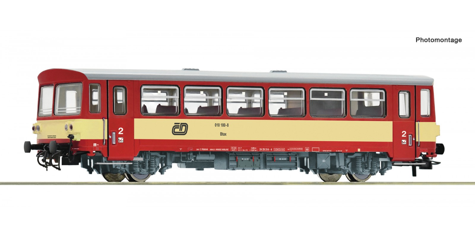 RO74242 Trailer for motor railcar class 810, CD