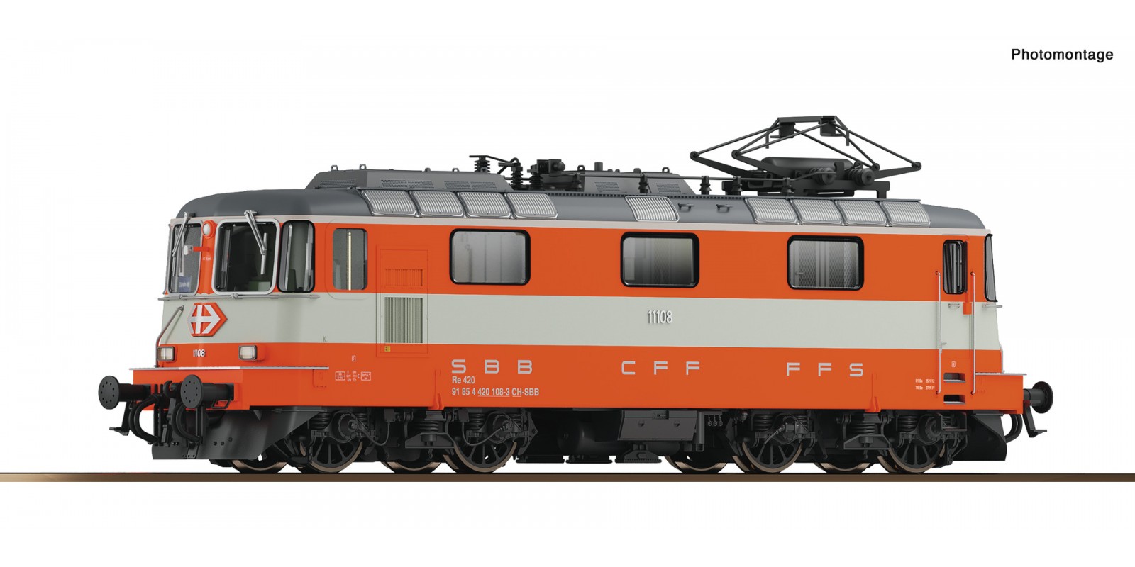 RO7500002 Electric locomotive Re 4/4 II 11108 “Swiss Express”, SBB