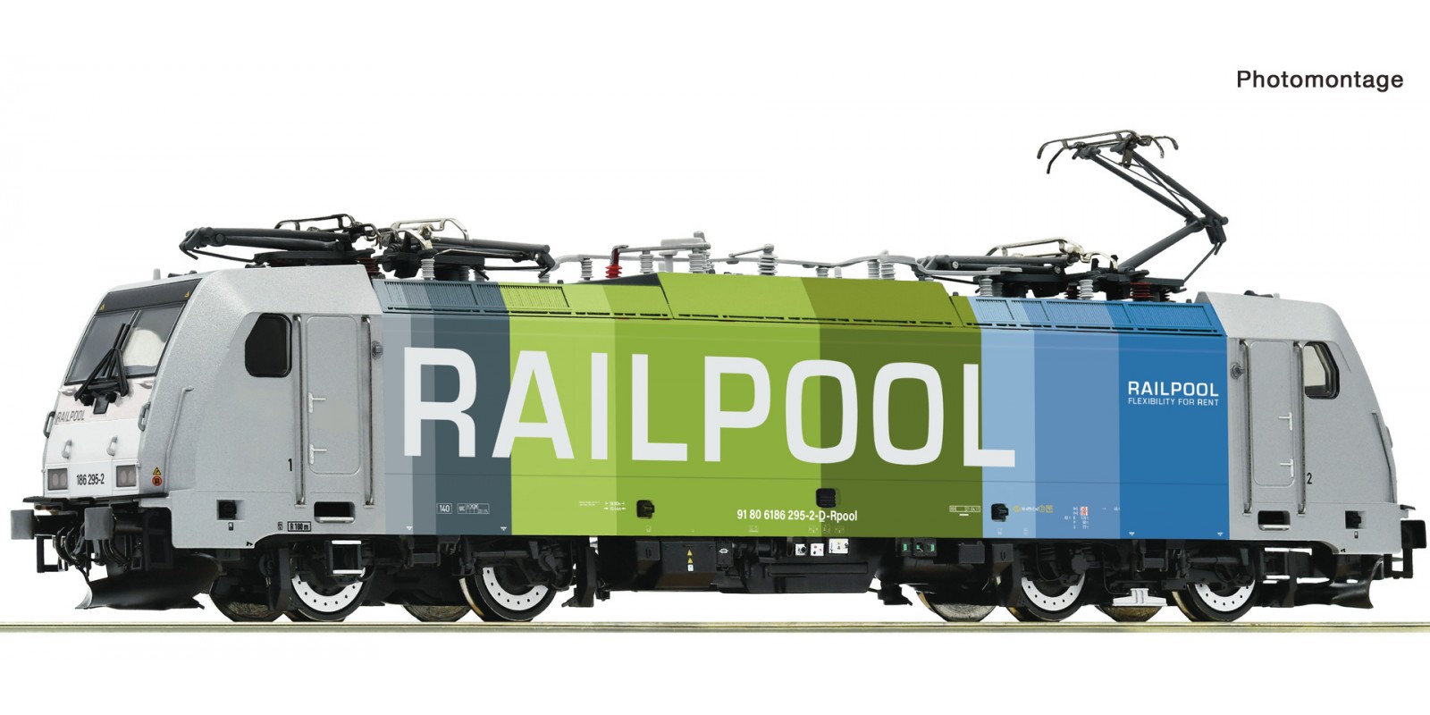 RO7500011 Electric locomotive 186 295-2, Railpool