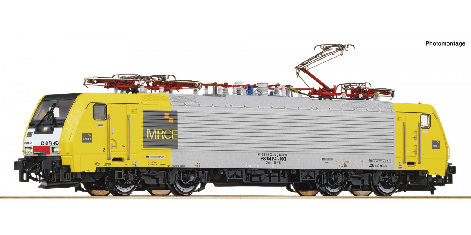 RO7500019 Electric locomotive 189 993-9, MRCE/SBB CI